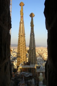 Aussicht von den Türmen der Sagrada